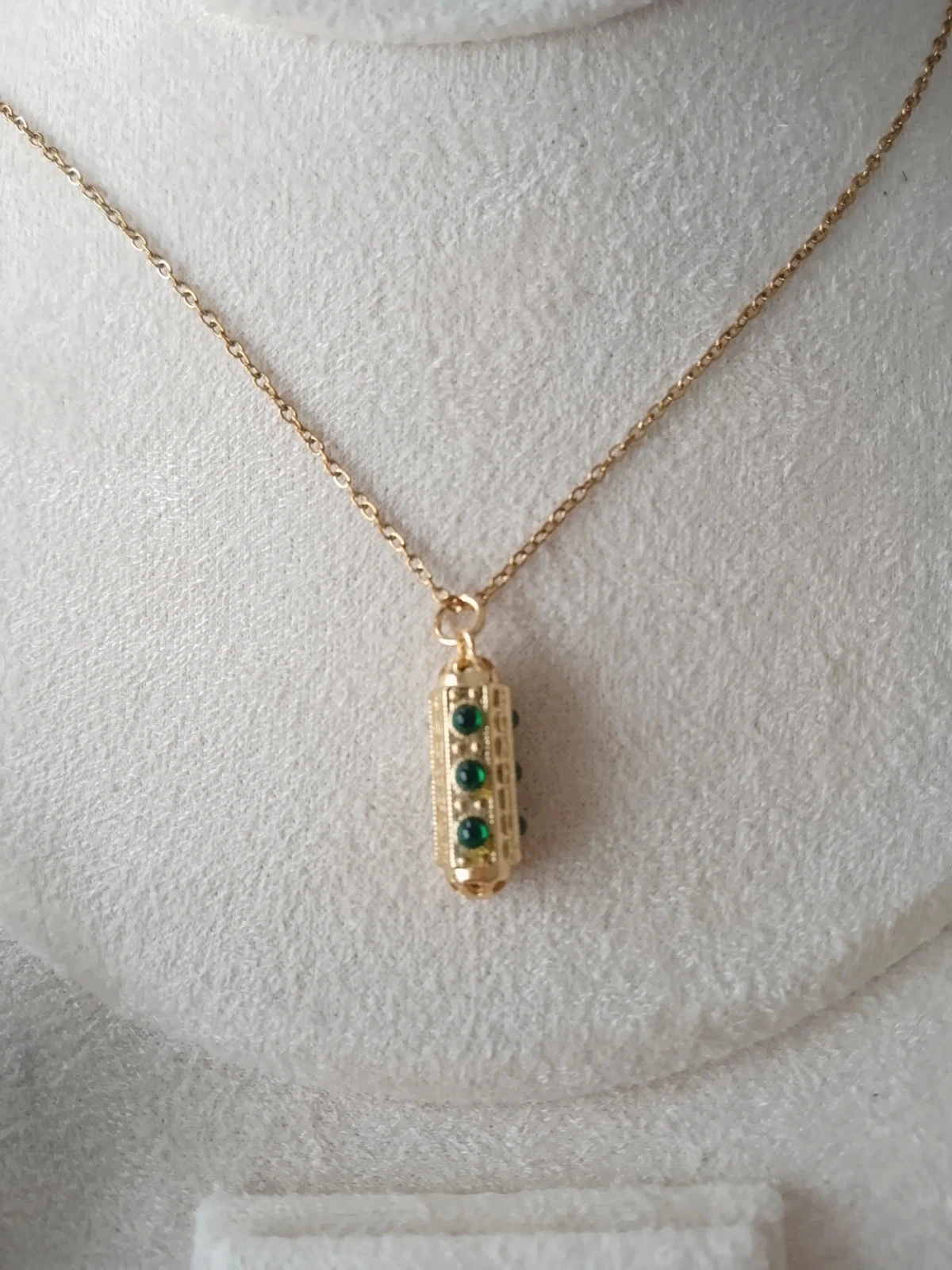 collier talisman en acier inoxydable